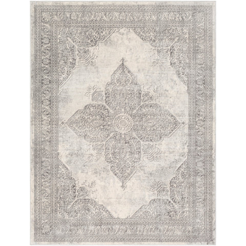 Image of Surya Roma Traditional White, Light Gray, Medium Gray Rugs ROM-2304