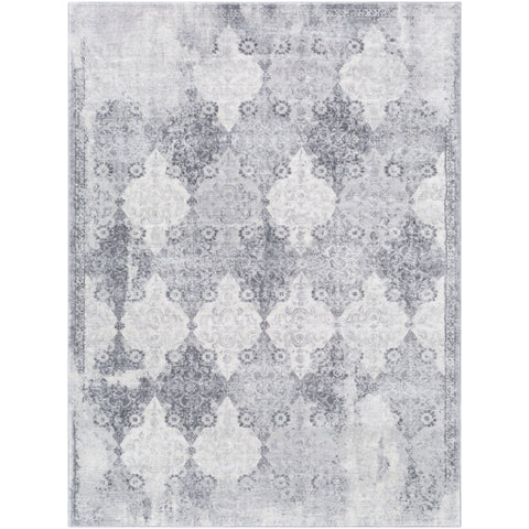 Image of Surya Roma Traditional Medium Gray, Light Gray, White Rugs ROM-2316