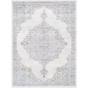 Surya Roma Traditional Medium Gray, Light Gray, White Rugs ROM-2317