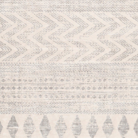 Image of Surya Roma Global White, Light Gray, Medium Gray Rugs ROM-2329