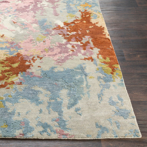 Image of Surya Arte Modern Camel, Wheat, Medium Gray, Taupe, Charcoal, Coral, Mauve Rugs RTE-2300