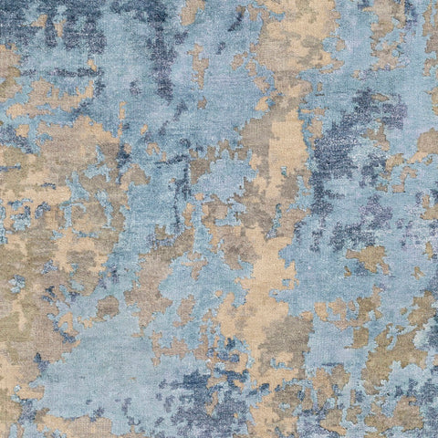Image of Surya Arte Modern Navy, Denim, Pale Blue, Sea Foam, Khaki, Medium Gray Rugs RTE-2302