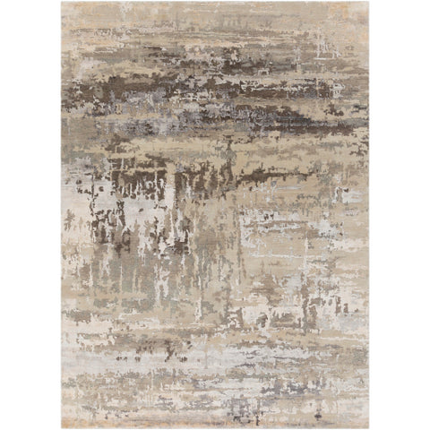 Image of Surya Arte Modern Light Gray, Camel, Ivory, Khaki, Medium Gray Rugs RTE-2303