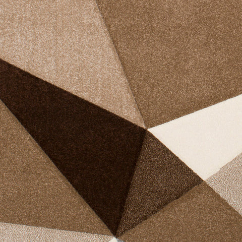 Image of Surya Santa Monica Modern Dark Brown, Camel, Ivory, Medium Gray Rugs SAC-2314