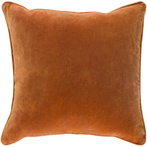 Surya Safflower Solid & Border Burnt Orange Pillow Kit SAFF-7196-Wanderlust Rugs
