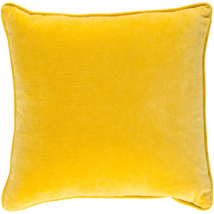 Surya Safflower Solid & Border Saffron Pillow Kit SAFF-7202-Wanderlust Rugs
