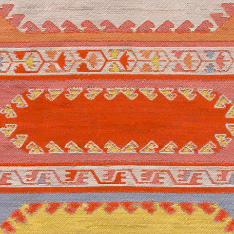 Image of Surya Sajal Global Burnt Orange, Camel, Ivory, Rose, Denim, Bright Yellow Rugs SAJ-1064