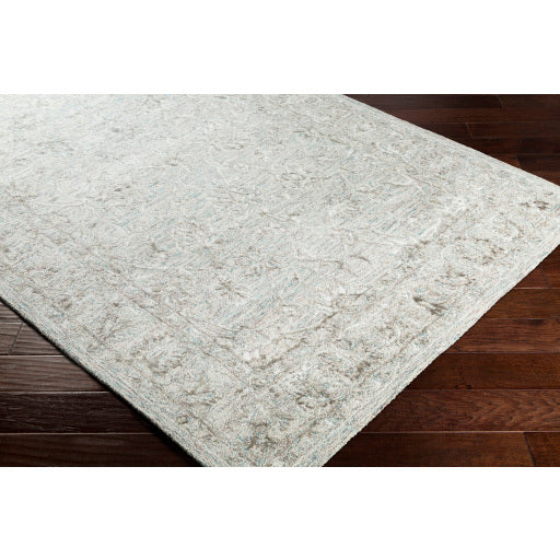 Surya Shelby Traditional Emerald, Light Gray, Dark Brown Rugs SBY-1002