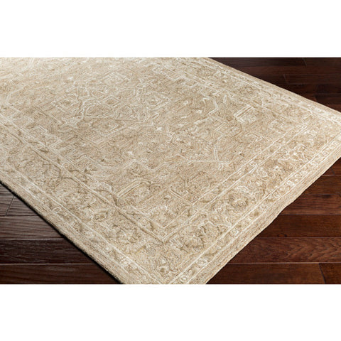 Image of Surya Shelby Traditional Olive, Dark Brown, Beige, Medium Gray, Camel Rugs SBY-1005