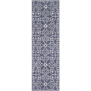 Surya Scott Cottage Dark Blue, Cream Rugs SCT-1009