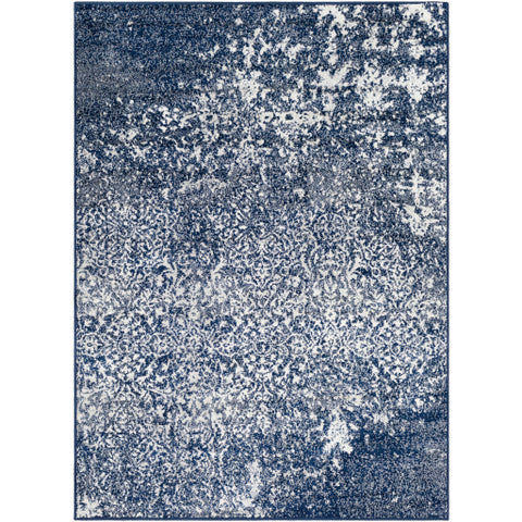 Image of Surya Seville Traditional Dark Blue, Medium Gray, White Rugs SEV-2301