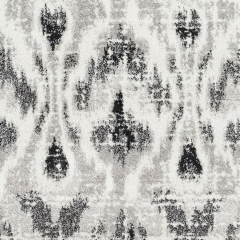 Image of Surya Seville Global Black, Medium Gray, White Rugs SEV-2314