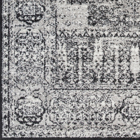 Image of Surya Seville Traditional Black, Medium Gray, White Rugs SEV-2323