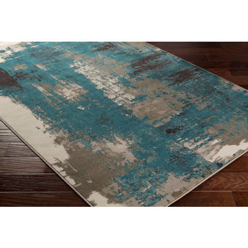 Surya Steinberger Modern Beige, Aqua, Taupe, Dark Brown, Camel Rugs SIB-1024