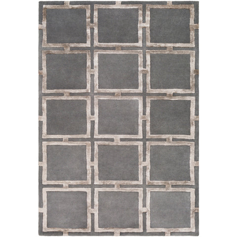 Image of Surya Skyline Modern Charcoal, Camel Rugs SKL-2027