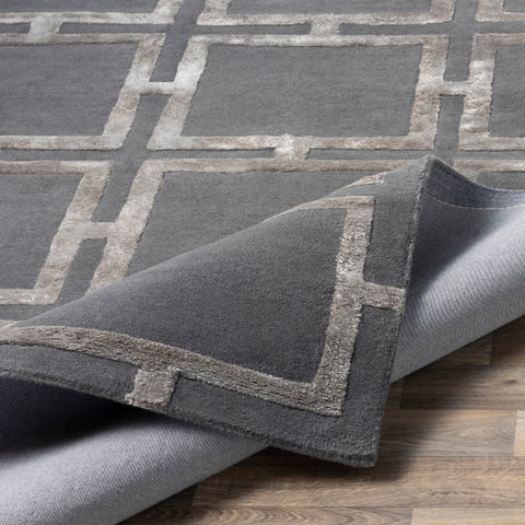 Image of Surya Skyline Modern Charcoal, Camel Rugs SKL-2027