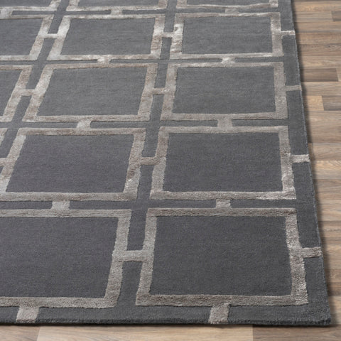 Image of Surya Skyline Modern Charcoal, Camel Rugs SKL-2027