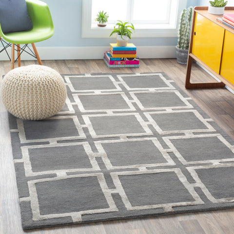 Image of Surya Skyline Modern Charcoal, Camel Rugs SKL-2027