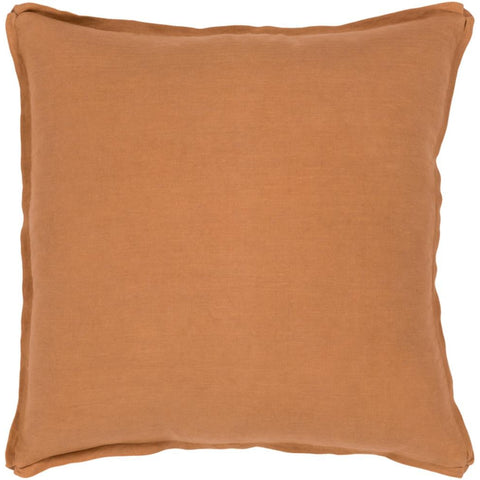Surya Solid Solid & Border Burnt Orange Pillow Kit SL-016-Wanderlust Rugs