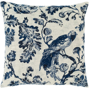 Surya Sanya Bay Transitional Bright Blue, Navy, White Pillow Cover SNY-002-Wanderlust Rugs