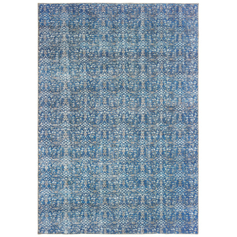 Oriental Weavers Sofia 85815 1' 9" X 2' 8" Casual Blue Brown Distressed Rug-Wanderlust Rugs