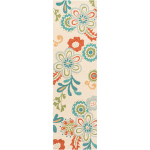 Surya Storm Cottage Sky Blue, Burnt Orange, Khaki Rugs SOM-7706