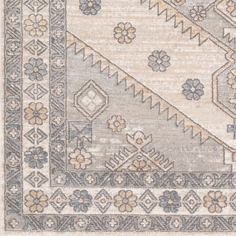 Image of Surya Seattle Traditional Medium Gray, White, Denim, Khaki, Light Gray Rugs STA-2305