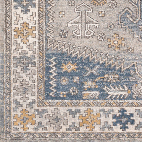 Image of Surya Seattle Traditional Medium Gray, Denim, Light Gray, Khaki, White Rugs STA-2311