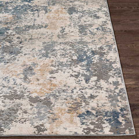 Image of Surya Seattle Modern Medium Gray, White, Khaki, Denim, Light Gray Rugs STA-2319