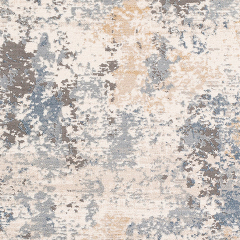 Image of Surya Seattle Modern Medium Gray, White, Khaki, Denim, Light Gray Rugs STA-2319