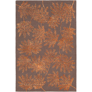 Surya Starlit Cottage Burnt Orange, Wheat, Dark Brown Rugs STR-2304