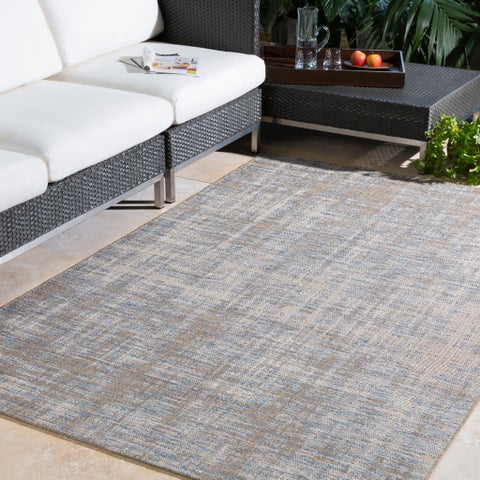 Image of Surya Santa Cruz Modern Sky Blue, Pale Blue, Taupe, Cream Rugs STZ-6013