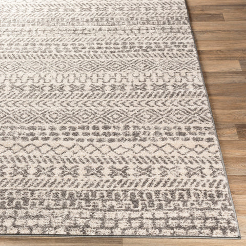 Image of Surya Sunderland Global Medium Gray, White Rugs SUN-2304