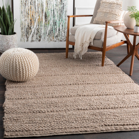 Image of Surya Tahoe Modern Camel, Charcoal, Cream Rugs TAH-3705