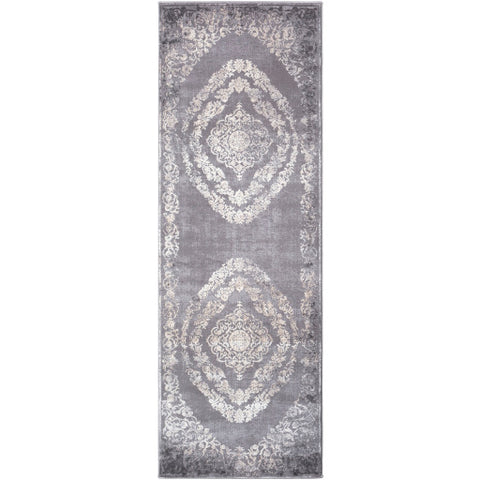 Image of Surya Tibetan Traditional Medium Gray, Charcoal, Cream, Khaki Rugs TBT-2301