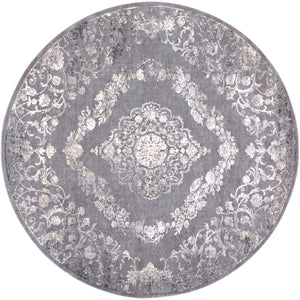 Surya Tibetan Traditional Medium Gray, Charcoal, Cream, Khaki Rugs TBT-2301