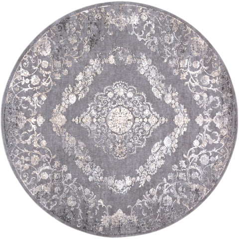 Image of Surya Tibetan Traditional Medium Gray, Charcoal, Cream, Khaki Rugs TBT-2301