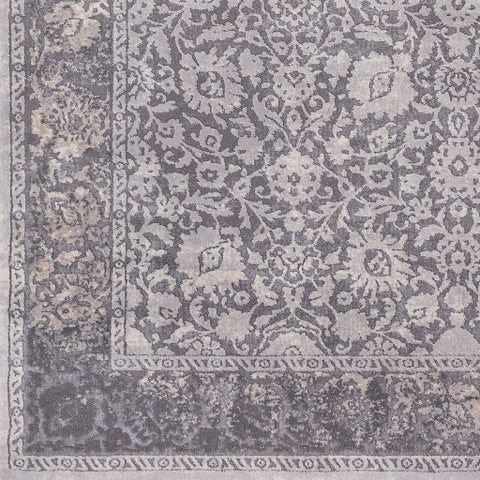 Image of Surya Tibetan Traditional Taupe, Medium Gray, Ivory Rugs TBT-2302