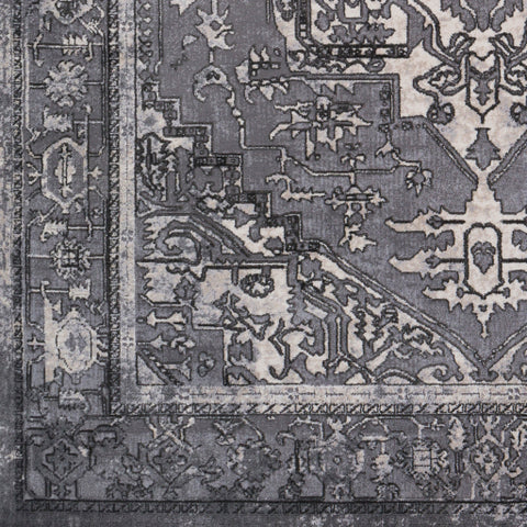 Image of Surya Tibetan Traditional Taupe, Medium Gray, Ivory, Charcoal Rugs TBT-2303