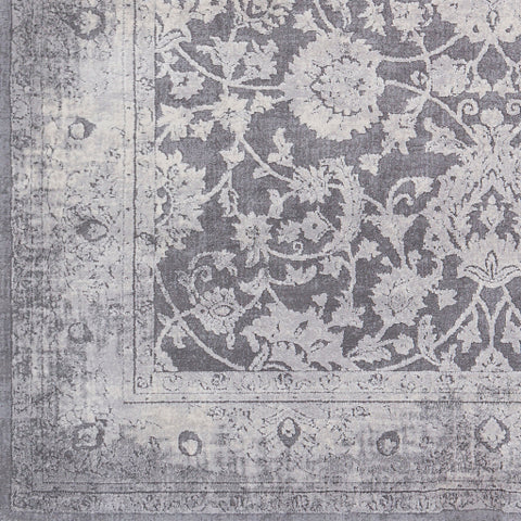 Image of Surya Tibetan Traditional Medium Gray, Ivory, Taupe, Charcoal Rugs TBT-2309