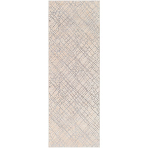 Surya Tibetan Modern Medium Gray, Cream, Taupe, Charcoal Rugs TBT-2314