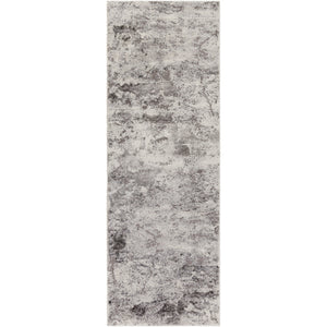 Surya Tibetan Modern Medium Gray, Charcoal, Light Gray, White Rugs TBT-2320