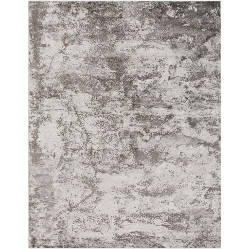 Surya Tibetan Modern Medium Gray, Charcoal, Light Gray, White Rugs TBT-2320