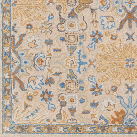 Image of Surya Tabriz Traditional Denim, Khaki, Tan, Light Gray, Medium Gray, Camel Rugs TBZ-1008