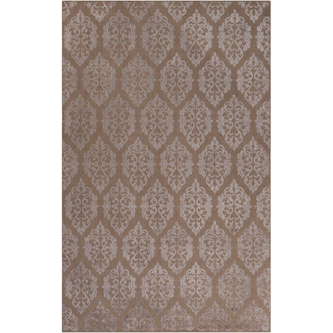 Image of Surya Tidal Solid & Border Tan, Light Gray Rugs TDL-1020-Wanderlust Rugs