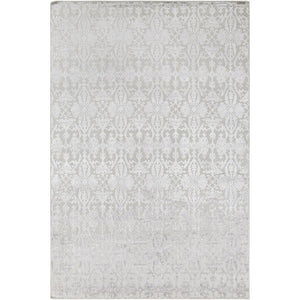 Surya Tidal Solid & Border Light Gray Rugs TDL-1045-Wanderlust Rugs