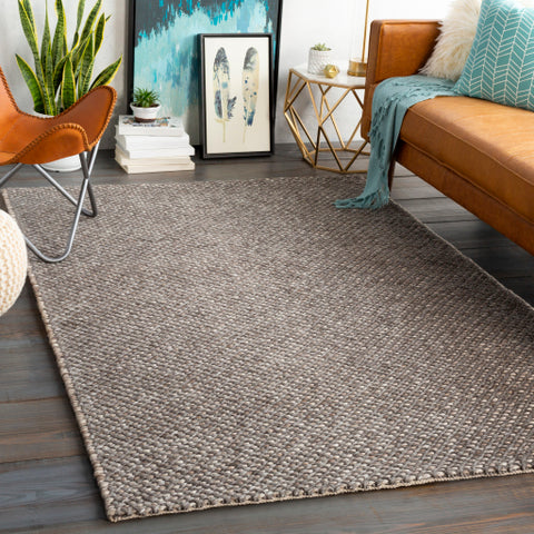 Image of Surya Telluride Modern Camel, Dark Brown, Cream Rugs TEL-2302