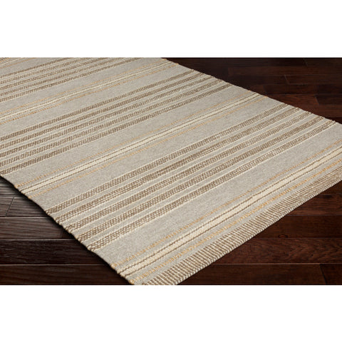 Image of Surya Thebes Cottage Taupe, Cream, Dark Brown, Wheat Rugs -THB��1000.00