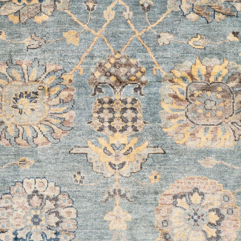 Image of Surya Theodora Traditional Aqua, Taupe, Butter, Charcoal, Ivory, Teal Rugs THO-3006