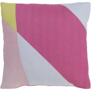 Surya Teori Modern Bright Pink, Peach, White, Bright Yellow Pillow Kit TO-028-Wanderlust Rugs